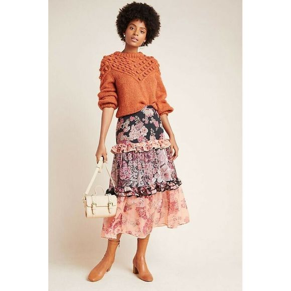 Anthropologie Dresses & Skirts - New Anthropologie Matilda Tiered Maxi Denovo Skirt